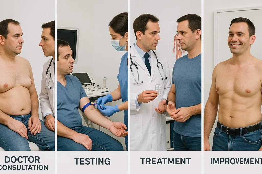 علت بزرگ شدن سینه در مردان و راههای درمان آن علت بزرگ شدن سینه در مردان و راههای درمان آن