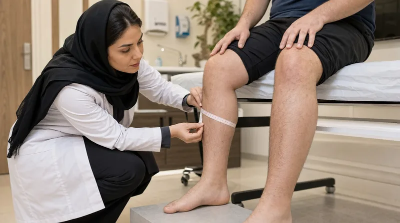 بررسی علائم لخته خون در بیمار دچار درد پا بعد از اسلیو