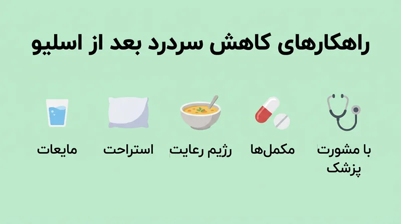 راهکارهای کاهش سردرد بعد از اسلیو